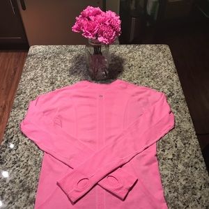 Lululemon long sleeve Swiftly pink size 6